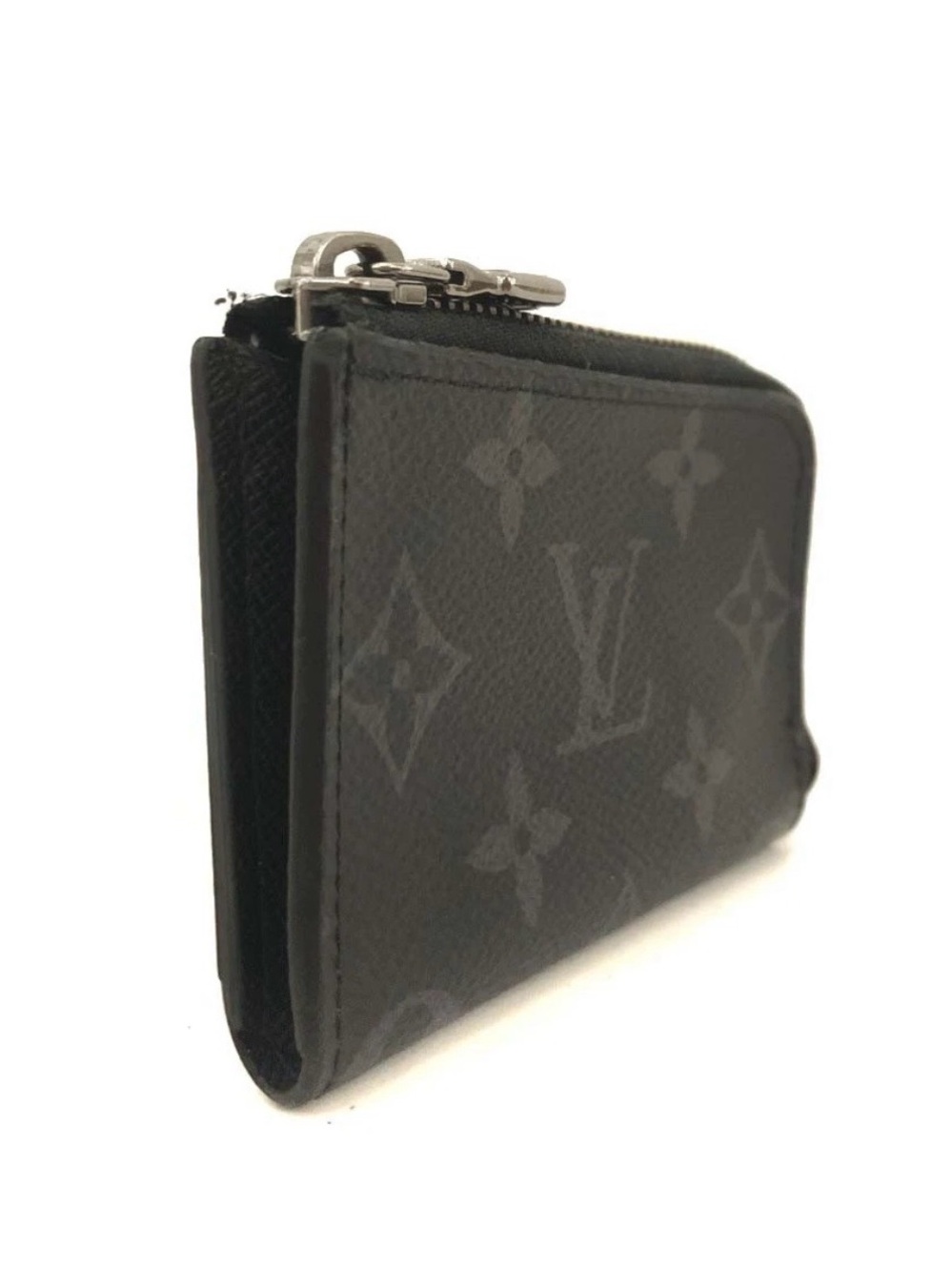 ✨🛍️ Louis Vuitton Monogram Eclipse Zip Around Coin Pouch Card Holder - Picture 2 of 6